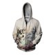 thumbnail image 4 of Sudadera con capucha holgada con estampado de lobo rey para hombre, sudadera con capucha de otoño, sudaderas para hombre, sudaderas modernas y versátiles, 4 of 5