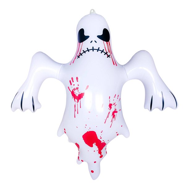 Globo fantasma para fiesta de Halloween, globo fantasma inflable, decoración colgante espeluznante Fantasma de palma roja