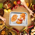 thumbnail image 4 of CHICHUMID 1Set Stainless Steel Baking Tray Rectangular For Toaster Oven Baking Sheet Roasting, 4 of 7