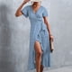 thumbnail image 4 of Vestido Cruzado Con Estampado Floral Vestido Cruzado Con Cuello En V Estampado Floral Vestido Cruzado Floral Vestido Cruzado Floral Con Cuello En V Cintura Con Cinturón Manga Con ANGGREK Otros, 4 of 6