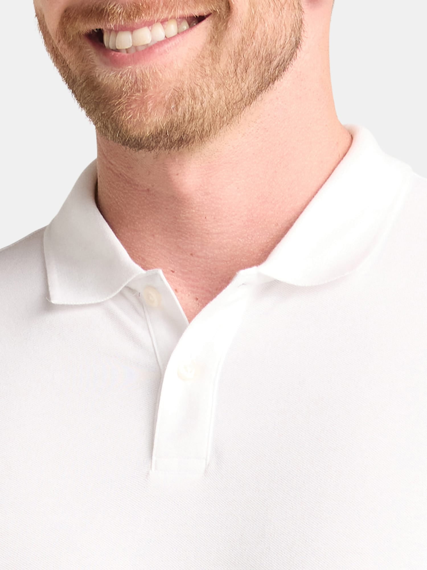 George Men's & Big Men's Active Fit 2-Pack Pique Polo Shirt, Sizes XS-3XL