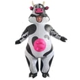 thumbnail image 6 of Adult Inflatable Cow Clothing Set - Cute Farm Animal Clothing In Various Styles,Height 4'11"-6'3",Brown Cow, 6 of 9