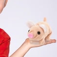 thumbnail image 1 of Cerdo de peluche eléctrico, cerdito educativo para regalo de cumpleaños, niños pequeños Marrón, 1 of 9