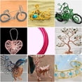 thumbnail image 5 of fastboy Aluminum Wire Thickness Bendable Wires Bike Easy to Use Handy Installation Durability Rust-proof for Crafts DIY dark pink, 5 of 5