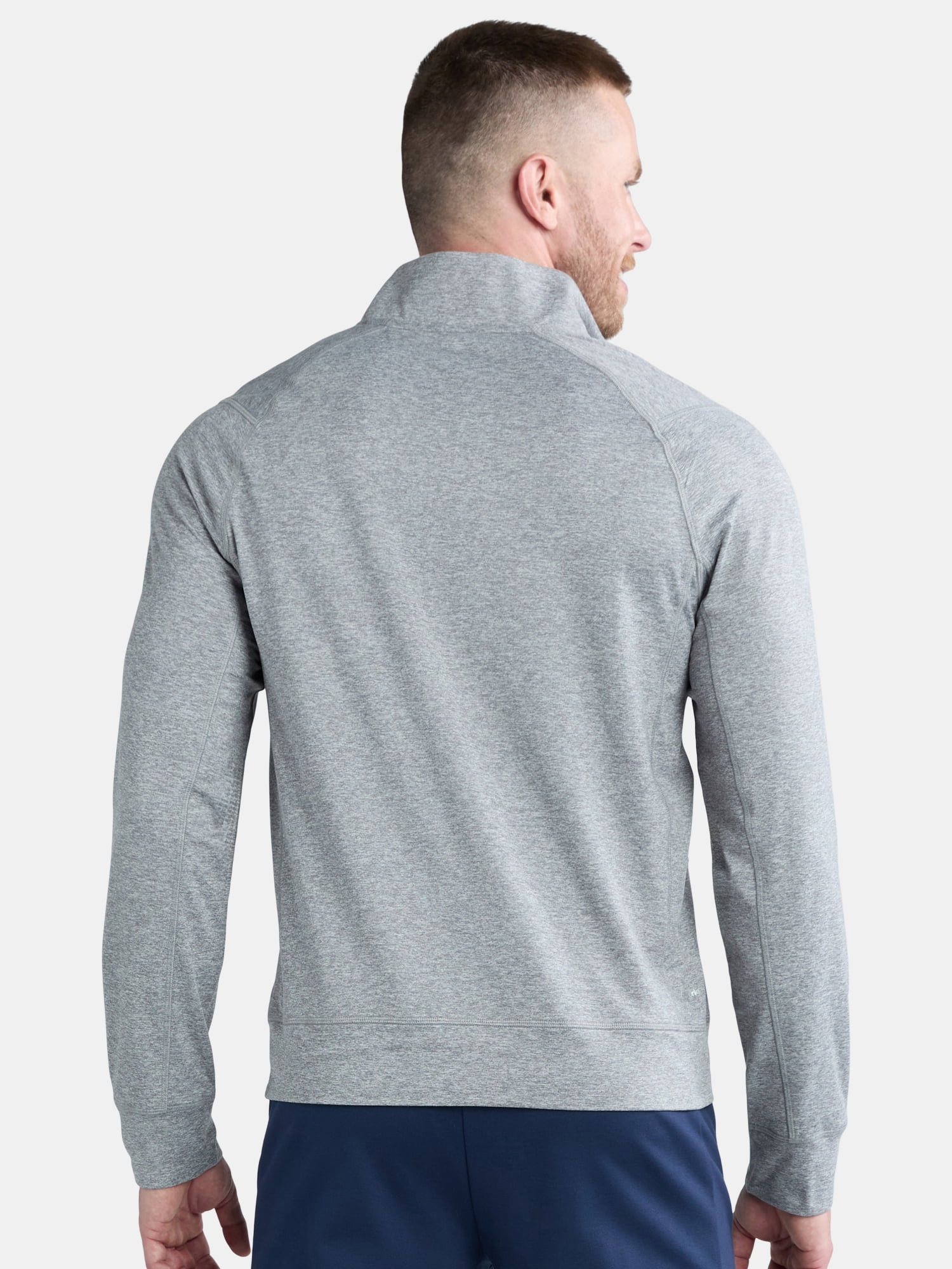 Athletic Works Men's and Big Men's ButterCore Soft Quarter-Zip Pullover Shirt, Sizes S-3XL