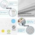 thumbnail image 4 of Sunflower Shower Curtain Sets 4 Piece Butterfly Bathroom Curtains Shower Decor Set with Non-Slip Rug, Toilet Lid Cover and Bath Mat, Shower Curtain Sunflower with 12 Hooks, 4 of 5