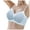 Light Blue, variant on Bras for Women,Seamless Thin Vest Bra with Soft Support for Large Chest and Breathable Half Cup Design,Sports Bras for Women,Beige,L