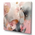 thumbnail image 2 of Designart "Pink Rosegold Stripes Complexity V" Modern Shapes Transitional Canvas Art Print, 2 of 5