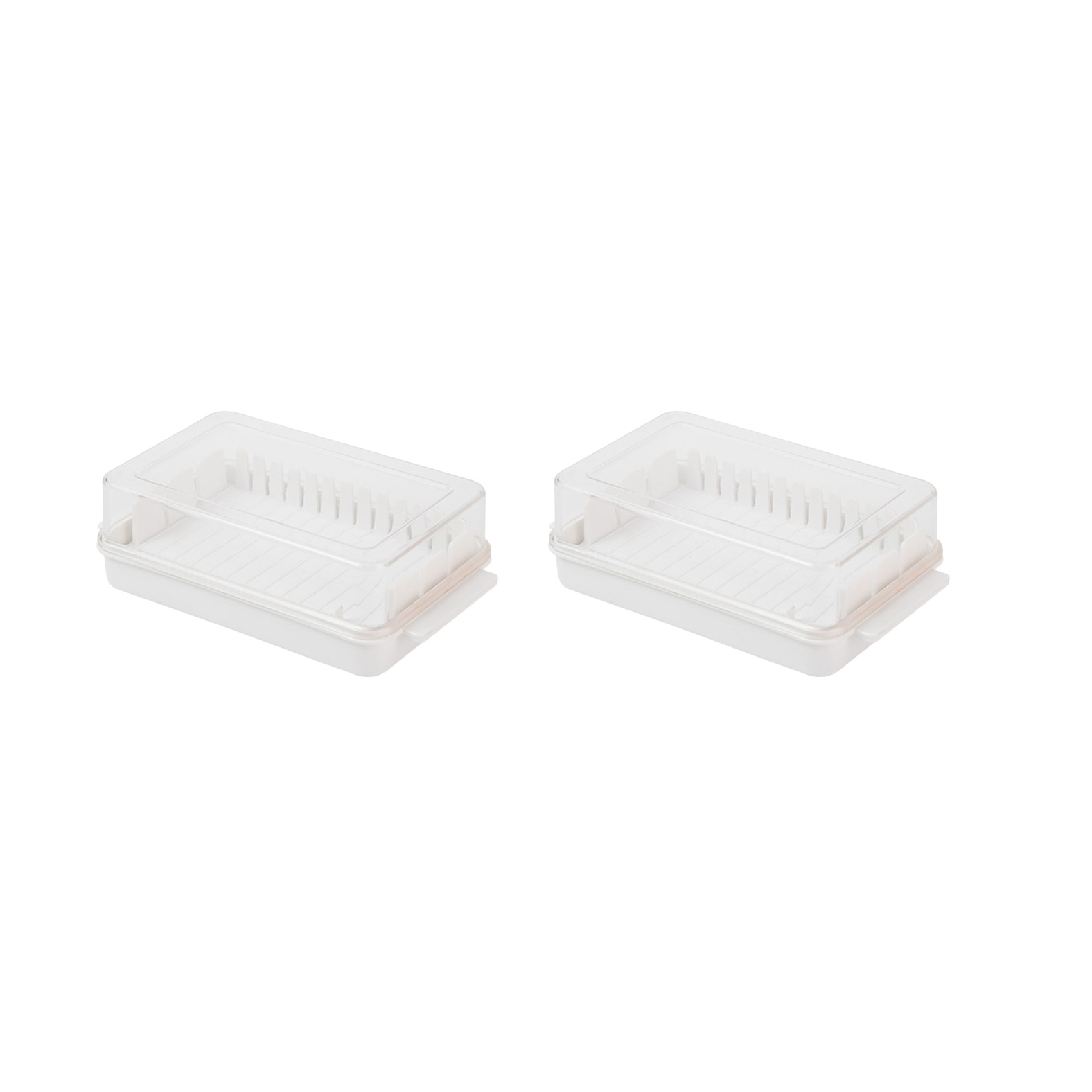 Butter Cutting Storage Box Butter Dish Cutter with Lid Transparent