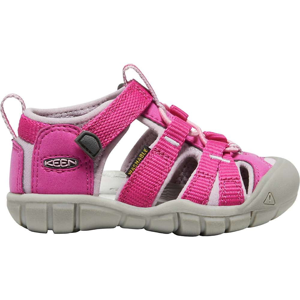 KEEN Breezemont CNX Girls Rose Red/Blue Depths Hiking Shoes Kids US Sizes 8 & 13