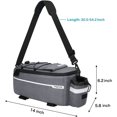thumbnail image 3 of Mosiso Bike Rack Bag Shoulder Bag Waterproof Bike Trunk Cooler Bag Cycling Bike Backseat Storage Cargo Luggage Saddle Insulated Bicycle Rear Seat Bag, 3 of 7