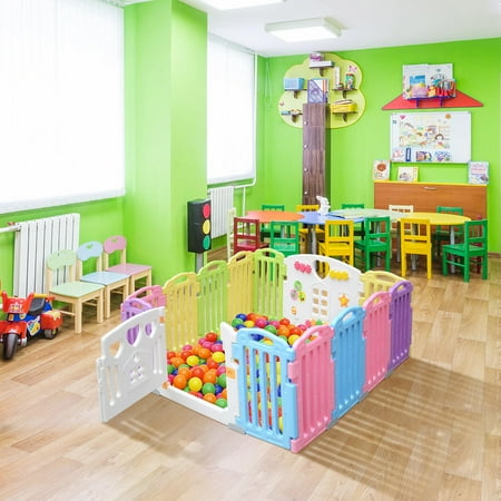 Livingbasics Parc D Enfant Pour Enfants Play Garden 14 Securite Du Centre D Activite Pour La Maison Interieur Exterieur Walmart Canada