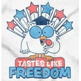 thumbnail image 2 of Tootsie Owl USA Tastes Like Freedom Unisex Plus Size Zip Hoodie Brisco Brands 5X, 2 of 5