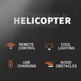 thumbnail image 6 of HOZVOMI 3.5 RC Helicopter - Remote Control Helicopter with Intelligent Obstacle Avoidance, One Key Takeoff & Landing, Auto-Hovering Function, 2 Speed Modes, Durable Design for Easy Flying, 6 of 8
