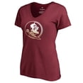 thumbnail image 2 of Women's Garnet Florida State Seminoles Gradient Logo T-Shirt, 2 of 4