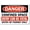 Warning Sign 4, variant on OSHA Danger Construction Area Hard Hat/Vest/Shoes/Glasses Required - 8"x12" Metal Sign, Warning for Wall, Fence, Worksite