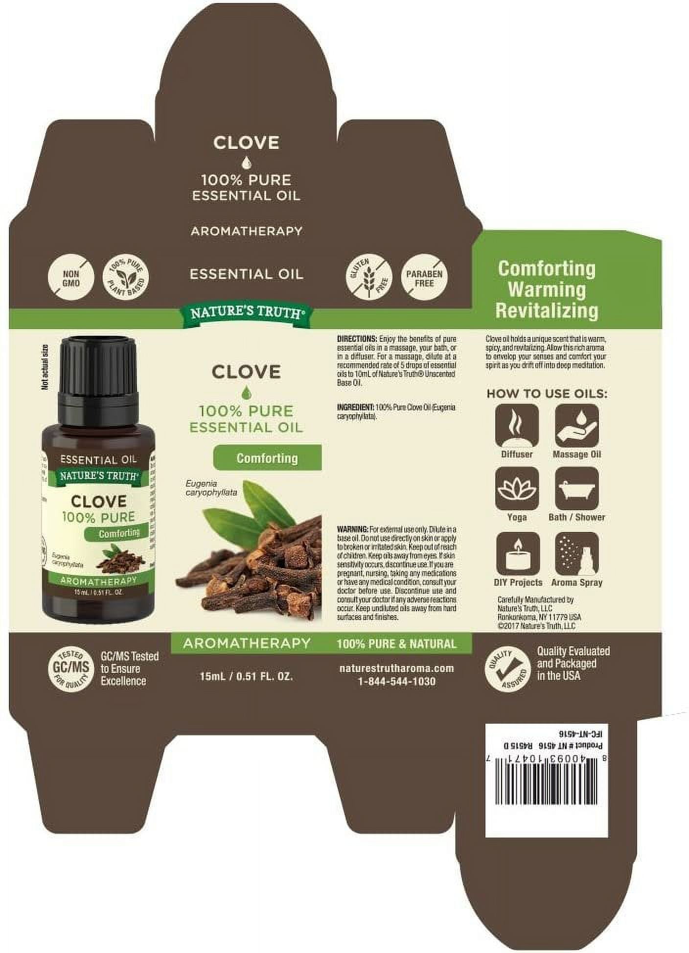 Nature's Truth Comforting Clove Essential Oil - 0.51oz
