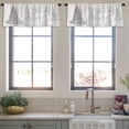 thumbnail image 4 of LALILO Kitchen Curtain Valance Living Room Graphic Rod Pocket Window Curtain 52"x 18" Set of 2, 4 of 7