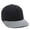 Black/heathered Grey, variant on AIR50 Cotton/Polyester Canvas Camo Cap-White