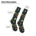 thumbnail image 2 of Sikiie Hawaiian Tribal Mask Knee Socks, High Socks Long Stretchy Sock Women Knee High Stocking, Long Socks for Women, 2 of 6