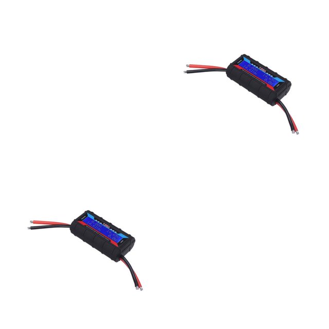 Kearding Medidor de vatios Portátil Reutilizable 150A Pantalla digital Panel solar eléctrico preciso Analizador de potencia Voltímetro 2Conjunto
