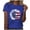 Blue-tshirts shirts for women, variant on AnuYalue American Flag Shirts for Women 4th of July Graphic Tees Patriotic T-Shirts Casual Loose Fit Tops