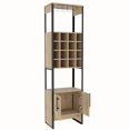 thumbnail image 3 of RST Brands Émeri Bois Composite Armoire Haute Barre Moderne - Naturel, 3 of 6