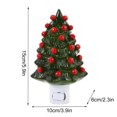 thumbnail image 3 of QIPOPIQ Ceramic Christmas Tree Night Light - Nostalgic, Decorative Bathroom Decoration, 3 of 8
