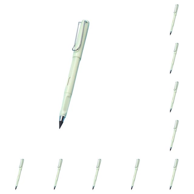 Methold Lápiz de escritura Durable Tecnología ilimitada Pluma Sketch Accesorios de papelería mágica Herramienta Escuela Niños Niños Luz Verde claro 10piezas