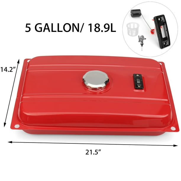 Universal 5 Gallon Generator Gas Tank Fuel Filter Cap Gauge