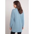 thumbnail image 2 of Ellos Plus Size Zip Pocket French Terry Sweatshirt Tunic, 2 of 3