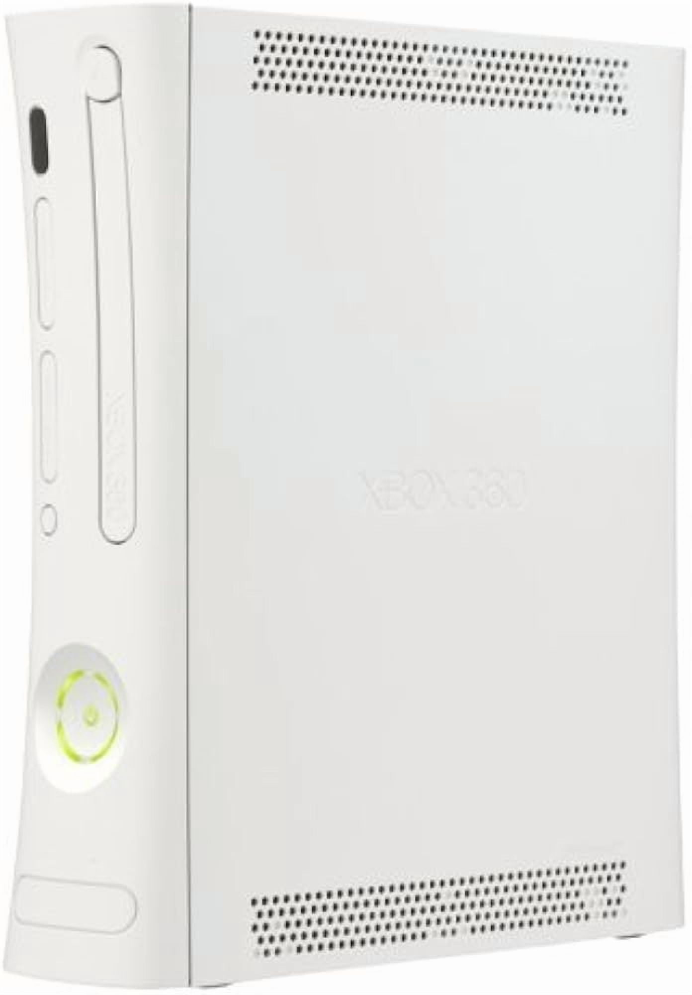 Restored Microsoft Xbox 360 Console Original White with Minecraft and Two Retrofam Controllers (Refurbished)