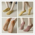thumbnail image 3 of Non Slip Socks For Women - Gripper Socks For Women - Grippy Socks For Women - Crew, 3 Pairs B132, 3 of 6