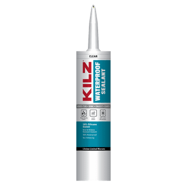 KILZ Waterproof Sealant Clear, 10 Oz, S2011