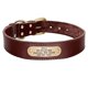 thumbnail image 1 of Custom Leather Dog Collar Leash Set Personalized Pet Collar Leash Free Engraved Nameplate For Small Medium Large Dogs qym unisex, 1 of 2