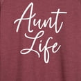 thumbnail image 3 of Instant Message - Aunt Life - Women's Lightweight French Terry Long Sleeve Shirt, 3 of 6