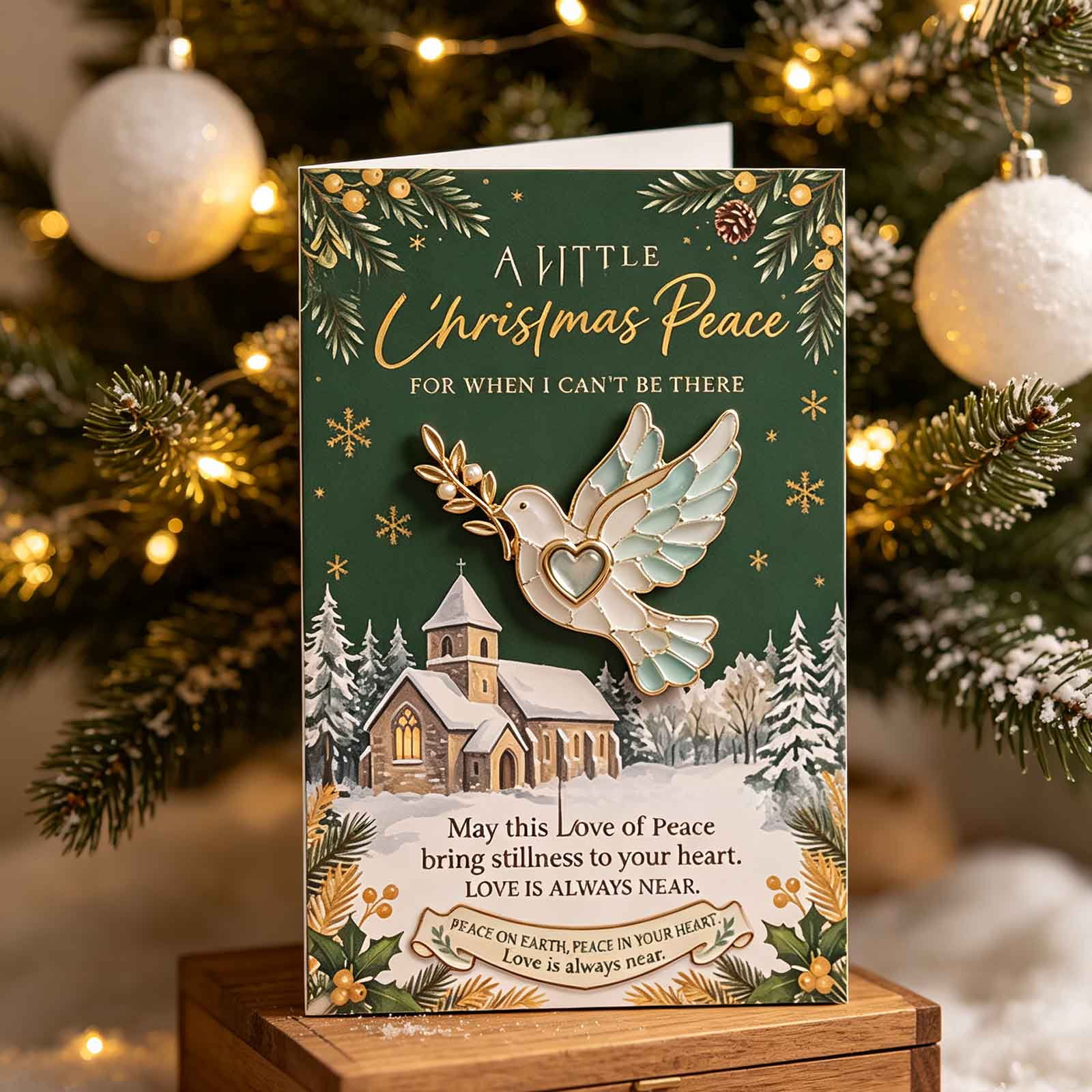 Christmas Greeting Cards with Holiday Wishes for Keepsake Messages and Handwritten Notes