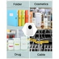 thumbnail image 2 of Label Maker D30 2021 Portable Wireless Connection Label Printer Tape Included Multiple Templates Available for Phone Tablet Compatible with Phomemo D30 iOS&Android-white, 2 of 5