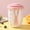 Pink_Base#2179, variant on Double Layer Fruit Salad Cup with Fork and Sealed Lid Portable Lunch Container for School Work and On the Go Snacks