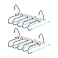 thumbnail image 1 of Multiple Jean Trouser Scarf Hangers For Men Women ABS Multi-functional 2PCS Storage Artifact Stainless Steel Pants Hook, 1 of 14