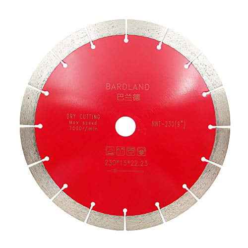 230mm Diamond Cutting Disc 9" Wet Rim Grinder Blade Cutter Stone Masonry Tile 