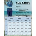 thumbnail image 3 of FEOYA 3 Piece Long Sleeve Rash Guard for Women Zip Front Bathing Suit Athletic Swimsuit Built-in Bra Swimwear Workout Modest Swim Shorts Top Shirt M, 3 of 7