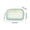 Blue, variant on COM1950s Mesh Makeup Pouch, Travel Cosmetic Bag with Zipper, Clear See Through Organizer for Toiletries, Small Storage Pouch for Purse or Home, Nylon Spandex