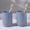 Blue, variant on Blue Marble Toothbrush Holders - 2 Ceramic Toothbrush Holders for Bathrooms Toothbrush Toothpaste Holders Set, Bathroom Tumbler Cups Reusable Toothbrush Mouthwash Cup, Bathroom Counter Organizer.