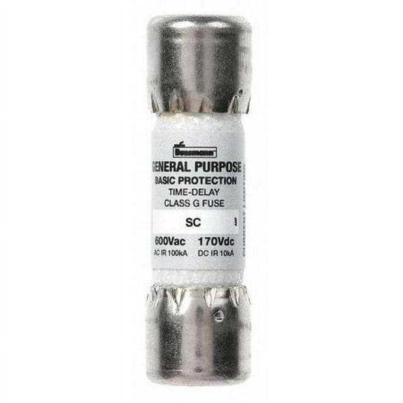 EATON BUSSMANN SC-4 Fuse, Fast Acting, 4 A, SC Series, 600V AC, 170V DC, 1-5/16" L x 7/16" dia