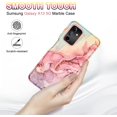 thumbnail image 6 of CASEFIV for Samsung Galaxy A13 5G/A04S Case,Marble Pattern Heavy Duty Shockproof Full Body Protective Phone Cover Women Girl,Rose Gold, 6 of 8