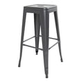 thumbnail image 2 of Set De 2 Bancos Alpes Metal Gris Cocina Comedor Moderno, 2 of 5