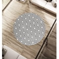 thumbnail image 4 of United Weavers Celestial Sarath Modern Geometric Round Area Rug, White, 7'10" x 7'10", 4 of 6