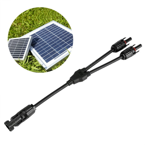Rallonge cable solaire 6 mm² noir avec Connectique MC4 batteriesolai