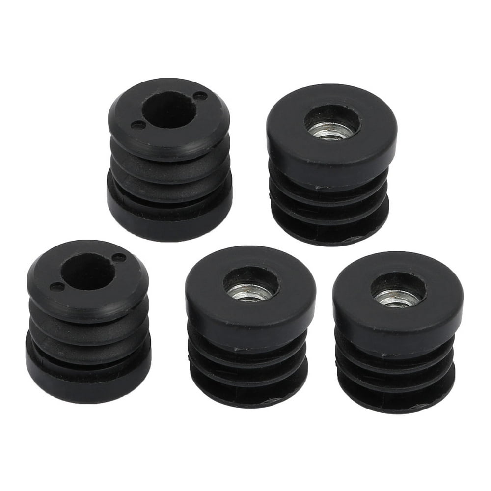 Pipe End Blanking Caps Bung Round Tube Insert Cover 25mm Dia M8